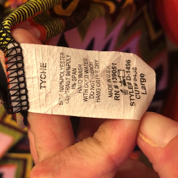 Mint Green/Multi-color Chevron Maxi Dress - Picture 4 of 4